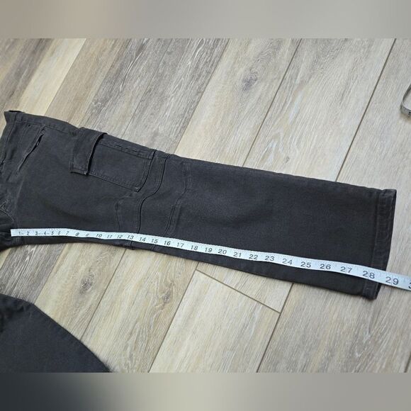 Hudson Colby Ankle Moto Skinny Cargo black stretch size 32 - Picture 11 of 11